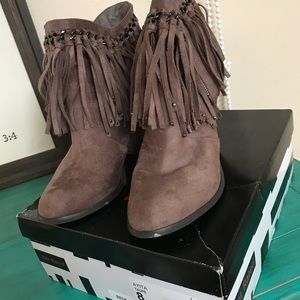 Not Rated Taupe Ayita Booties